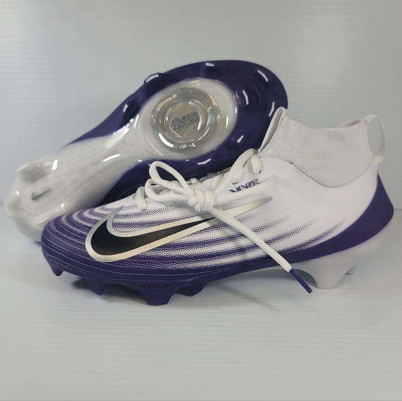Men Nike Zoom Air Vapor Pro 1 TB Football Cleats Purple White HM8850-101 Sz 8.5